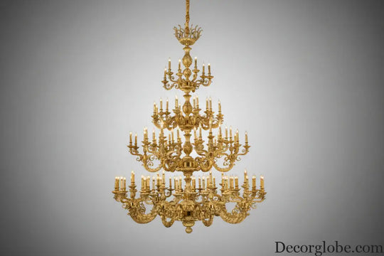 Nova French Copper Crystal Grand Duplex Chandelier Chandelier (diameter 226cm, height 317cm) Chandelier