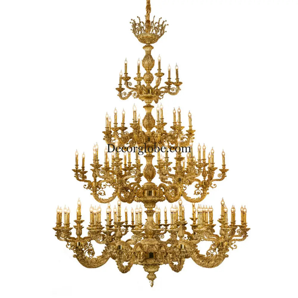 Nova French Copper Crystal Grand Duplex Chandelier Chandelier (diameter 226cm, height 317cm) Chandelier