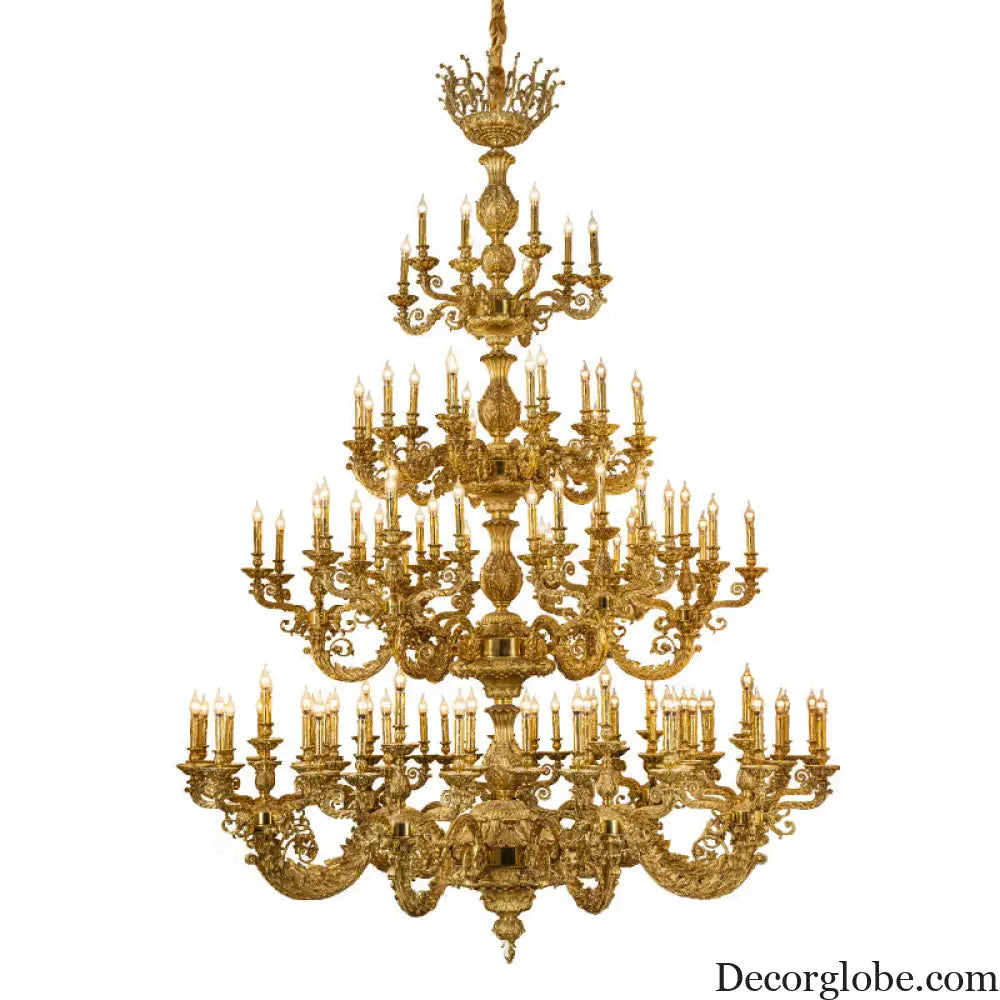 Nova French Copper Crystal Grand Duplex Chandelier Chandelier (diameter 226cm, height 317cm) Chandelier