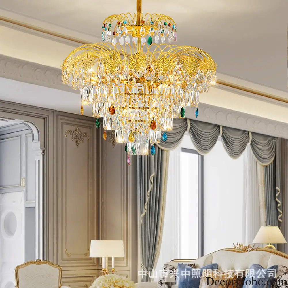 French Crystal Branch Chandelier for Bedroom & Corridor
