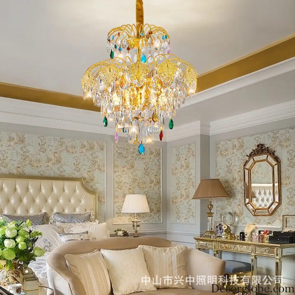 French Crystal Branch Chandelier for Bedroom & Corridor