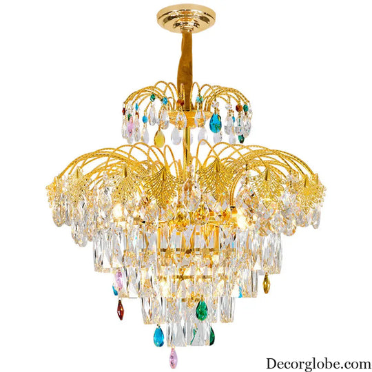 French Crystal Branch Chandelier for Bedroom & Corridor