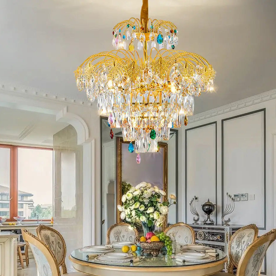 French Crystal Branch Chandelier for Bedroom & Corridor