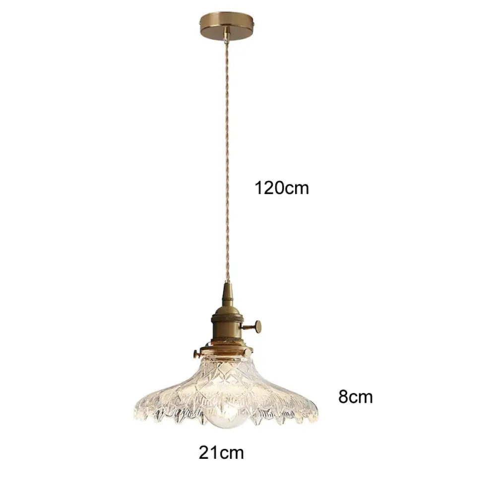Modern Glass Pendant Light for Bedroom Kitchen Dining Room Hanging Lamp LED Flower Luminaire Chandelier Nordic Lighting