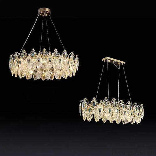 Petal-Shaped Ceiling Chandelier - A Unique Bedroom and Living Room Lighting Fixture - DecorGlobe