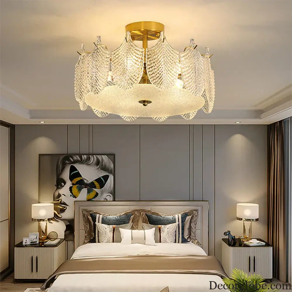 Postmodern Glass Chandelier - Elegant Lighting for Living Rooms, Bedrooms, Dining Rooms, and Model Spaces - DecorGlobe