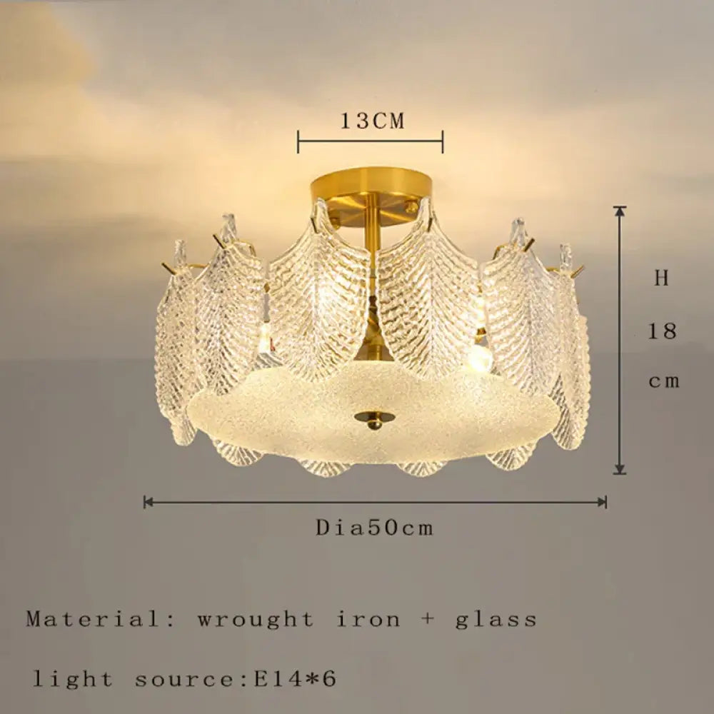 Postmodern Glass Chandelier - Elegant Lighting for Living Rooms, Bedrooms, Dining Rooms, and Model Spaces - DecorGlobe
