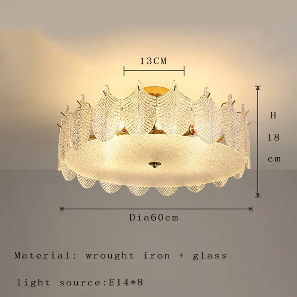 Postmodern Glass Chandelier - Elegant Lighting for Living Rooms, Bedrooms, Dining Rooms, and Model Spaces - DecorGlobe