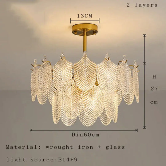 Postmodern Glass Chandelier - Elegant Lighting for Living Rooms, Bedrooms, Dining Rooms, and Model Spaces - DecorGlobe
