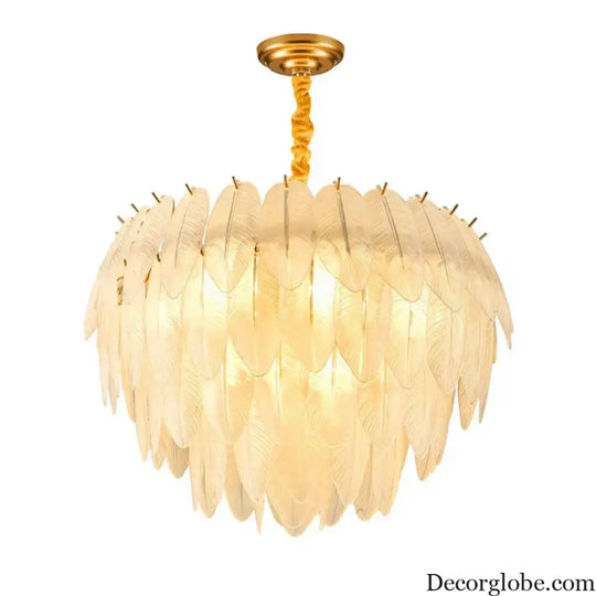 Postmodern Light Luxury Crystal Chandelier - Nordic Minimalist Elegance for Living Rooms, Bedrooms, and Dining Spaces - DecorGlobe