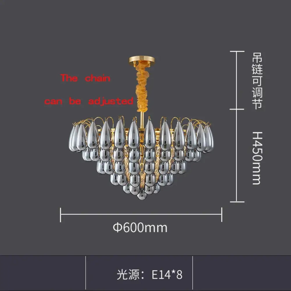 Postmodern Stainless Steel Round LED Chandelier - Designer Lighting Fixture for Dining Rooms - DecorGlobe