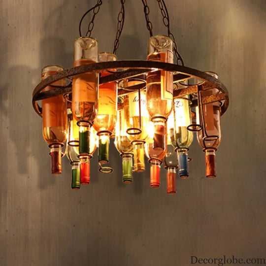 Rustic Metal Pendant Lighting Kit - Industrial Style Hang Lights for Dining Room - 1/2/3 Light Options