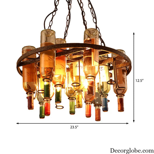 Rustic Metal Pendant Lighting Kit - Industrial Style Hang Lights for Dining Room - 1/2/3 Light Options