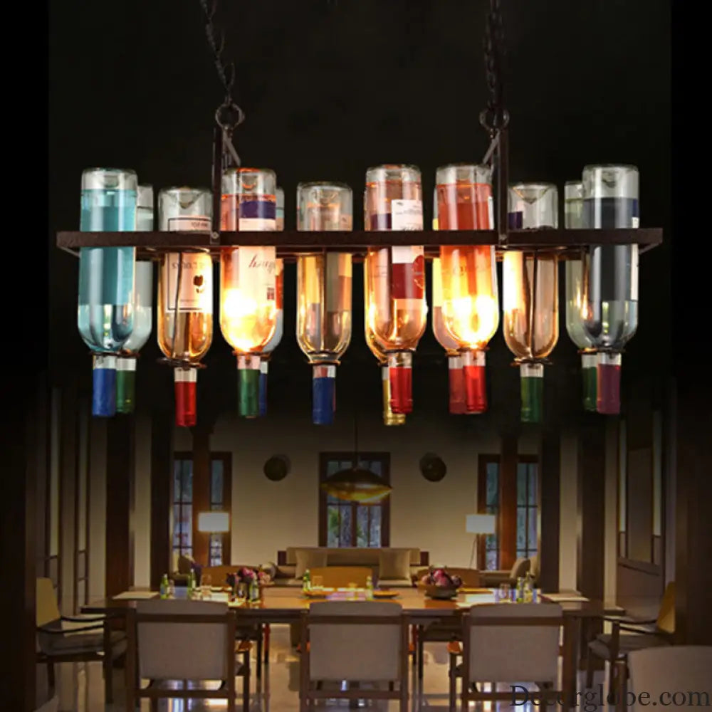 Rustic Metal Pendant Lighting Kit - Industrial Style Hang Lights for Dining Room - 1/2/3 Light Options