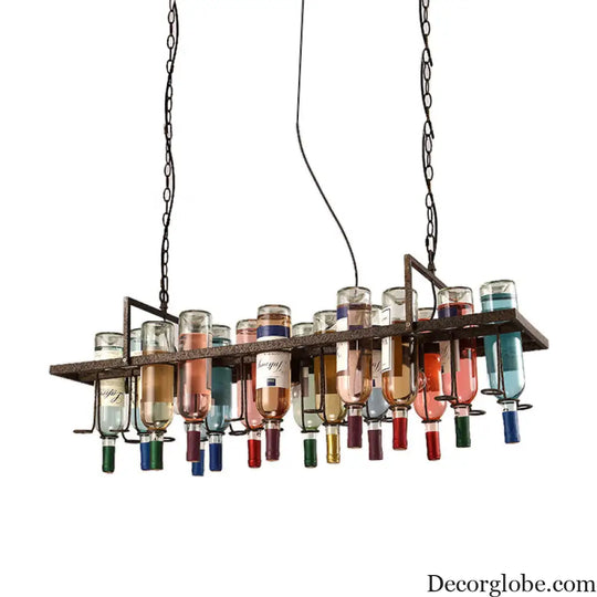 Rustic Metal Pendant Lighting Kit - Industrial Style Hang Lights for Dining Room - 1/2/3 Light Options