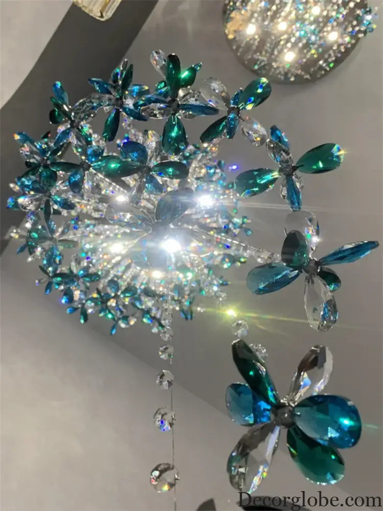Spiral Design Modern Crystal Chandelier - Elegance for Staircase Lighting, Living Room, Hotel Lobby, and Home Decoration - DecorGlobe