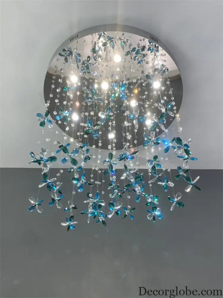 Spiral Design Modern Crystal Chandelier - Elegance for Staircase Lighting, Living Room, Hotel Lobby, and Home Decoration - DecorGlobe
