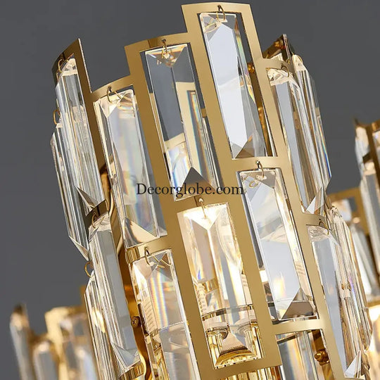 Stainless Steel Living Room Dining Room Chandelier - Designer Post-Modern Elegance for Villas and Duplex Buildings - DecorGlobe