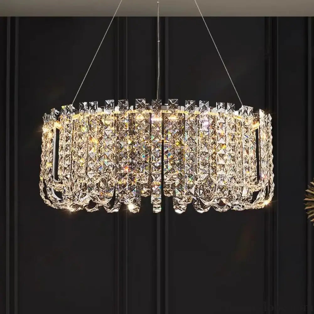 Modern Luxury Crystal LED Chandeliers - Illuminating Elegance for Living and Dining Rooms - DecorGlobe