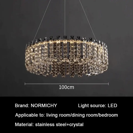 Modern Luxury Crystal LED Chandeliers - Illuminating Elegance for Living and Dining Rooms - DecorGlobe