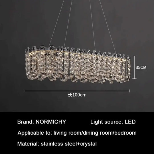 Modern Luxury Crystal LED Chandeliers - Illuminating Elegance for Living and Dining Rooms - DecorGlobe