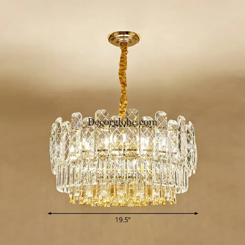 Adalyn: The Celestial Square Pendant Chandelier - DecorGlobe