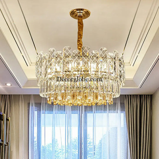 Adalyn: The Celestial Square Pendant Chandelier - DecorGlobe