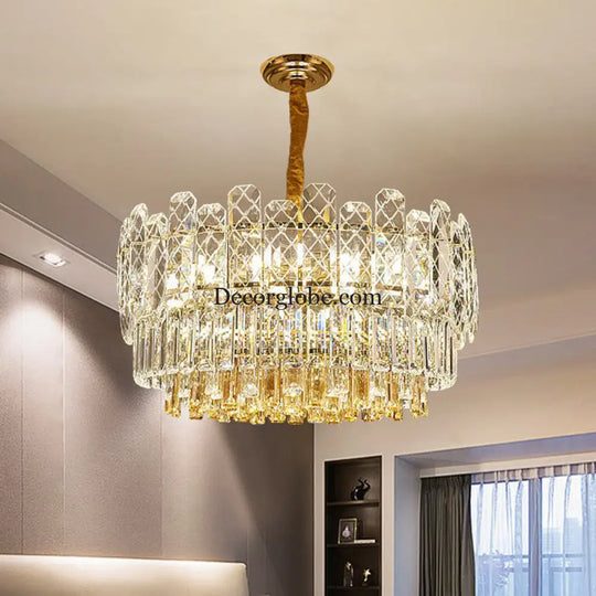 Adalyn: The Celestial Square Pendant Chandelier - DecorGlobe
