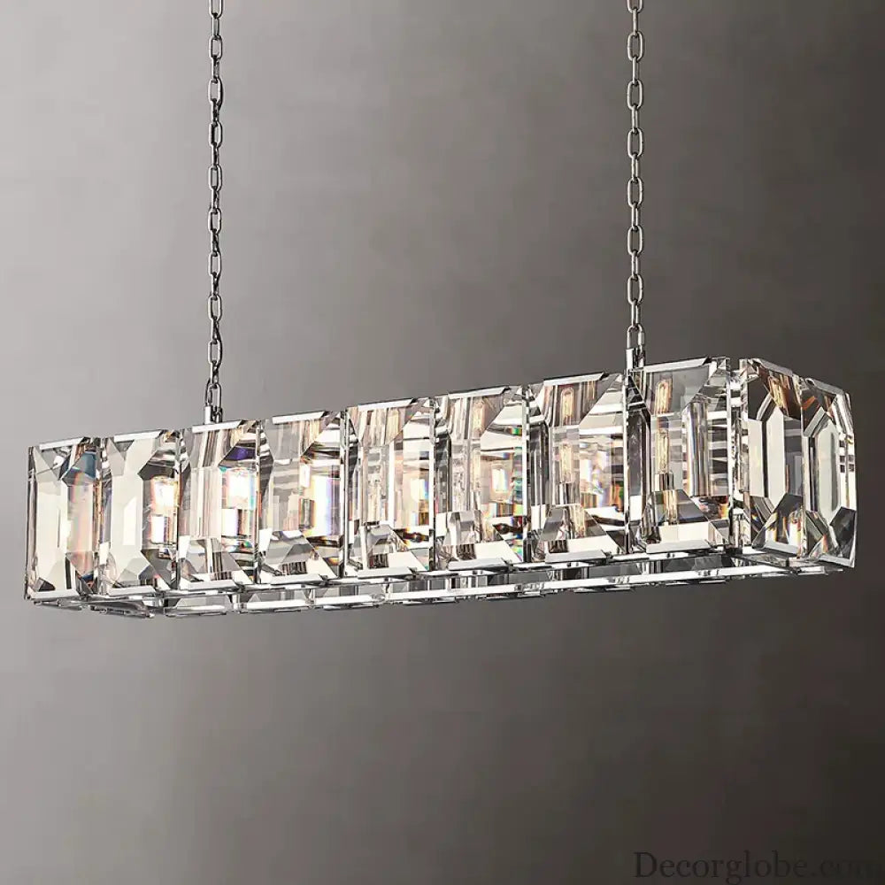 Timeless Classic American LED Crystal Chandelier - Available in Gold, Silver, and Black Finishes, Perfect for Dining Rooms - DecorGlobe