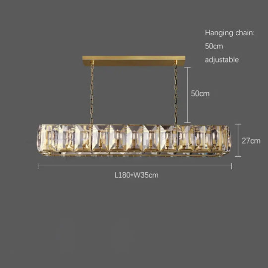 Timeless Classic American LED Crystal Chandelier - Available in Gold, Silver, and Black Finishes, Perfect for Dining Rooms - DecorGlobe