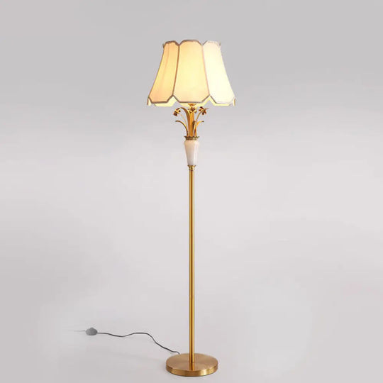 All-copper American table lamp modern living room bedroom bedside table lamp hotel decoration Jade lamp cross-border