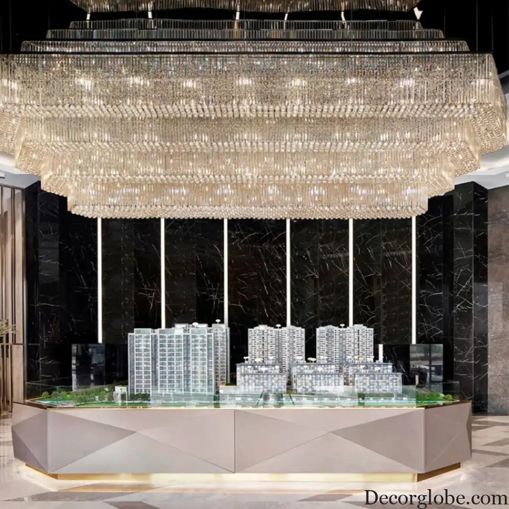 Valentina Custom Build Multi-Layer Gold Crystal Chandelier custom / custom / Custom|Modern Chandelier