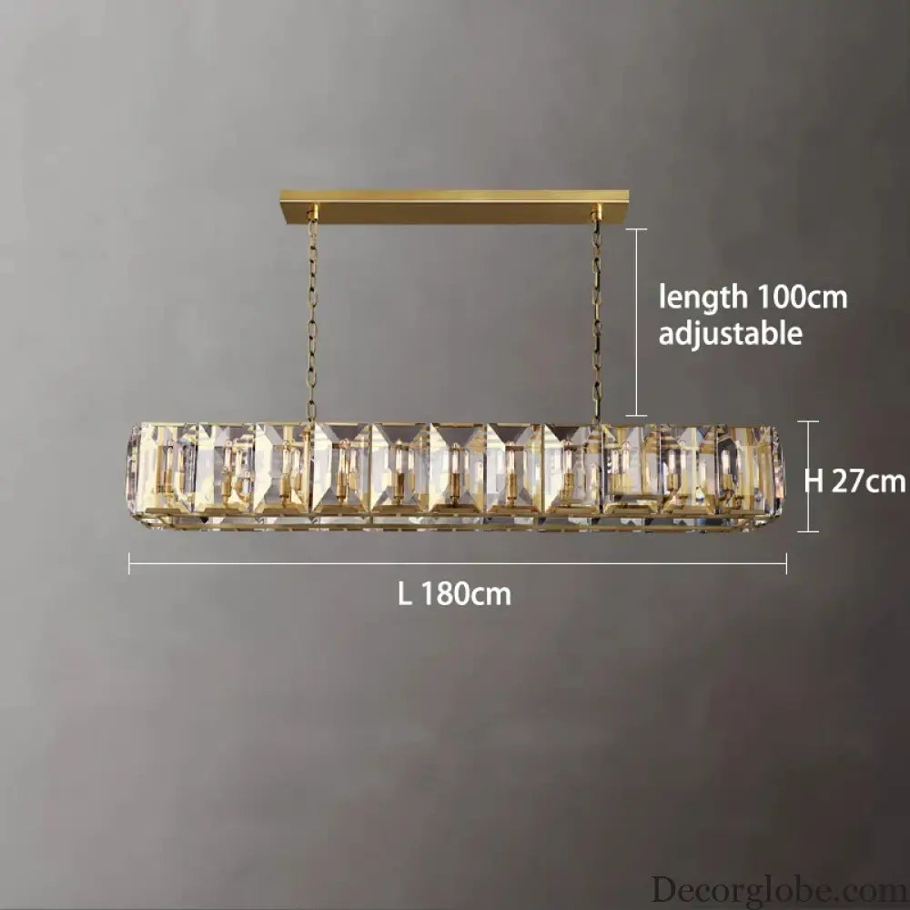 Versatile Dimmable LED Crystal Chandelier - Elegant Lighting Fixture in Gold, Chrome, and Black Finishes for Foyers and More - DecorGlobe