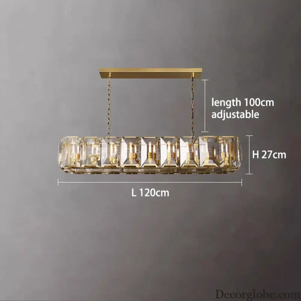 Versatile Dimmable LED Crystal Chandelier - Elegant Lighting Fixture in Gold, Chrome, and Black Finishes for Foyers and More - DecorGlobe