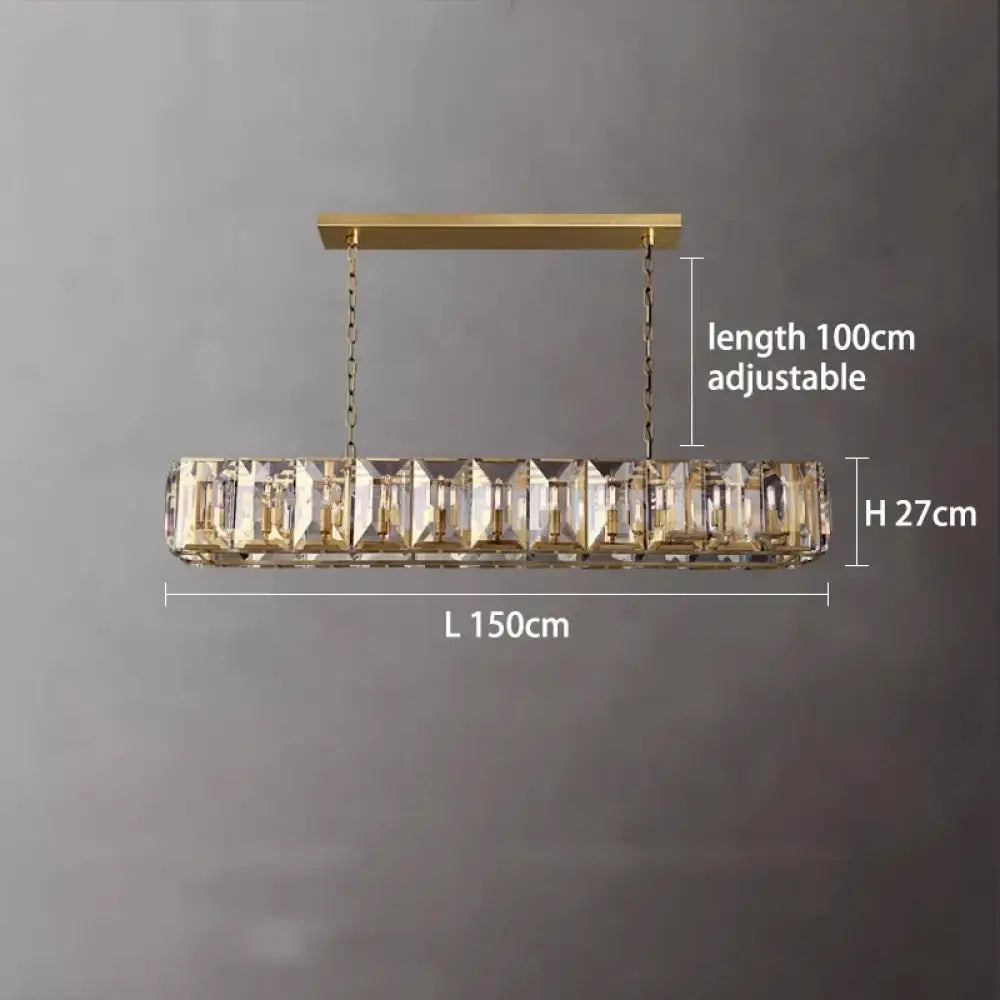 Versatile Dimmable LED Crystal Chandelier - Elegant Lighting Fixture in Gold, Chrome, and Black Finishes for Foyers and More - DecorGlobe