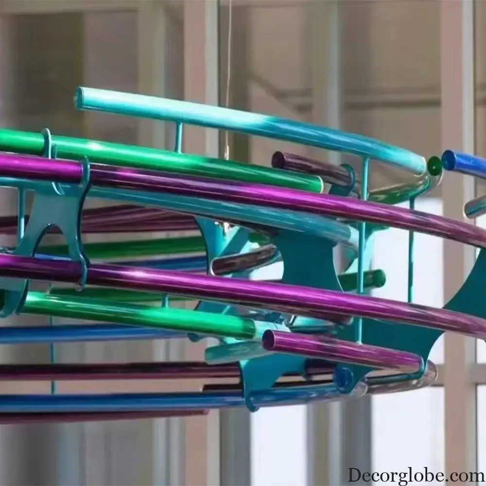 Vivienne Custom Build Semicircular Art LED Chandelier Chandelier