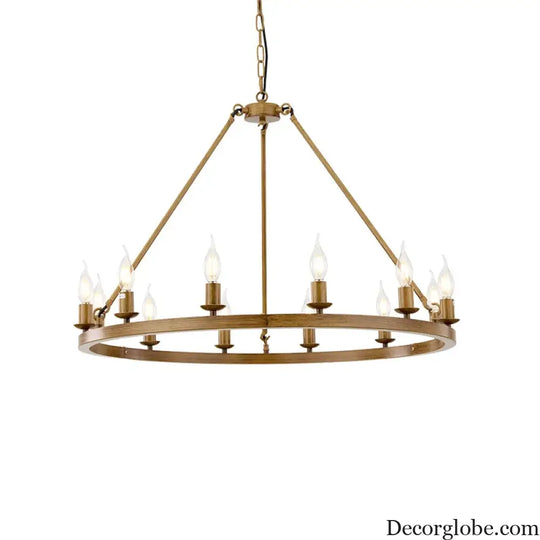 Wagon Wheel Chandelier Pendant Light for Cafés and Restaurants Chandelier