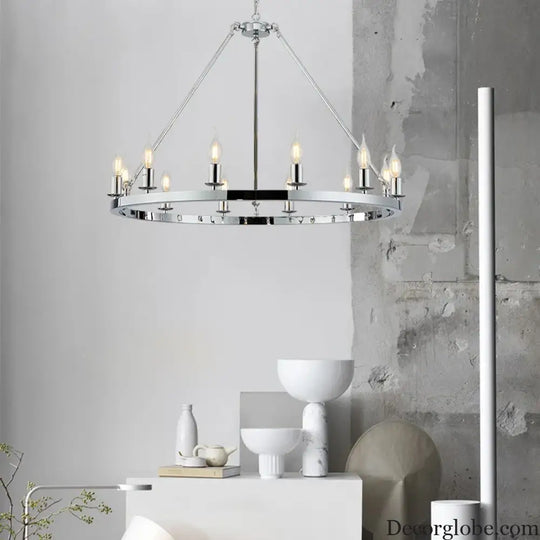 Wagon Wheel Chandelier Pendant Light for Cafés and Restaurants Chandelier