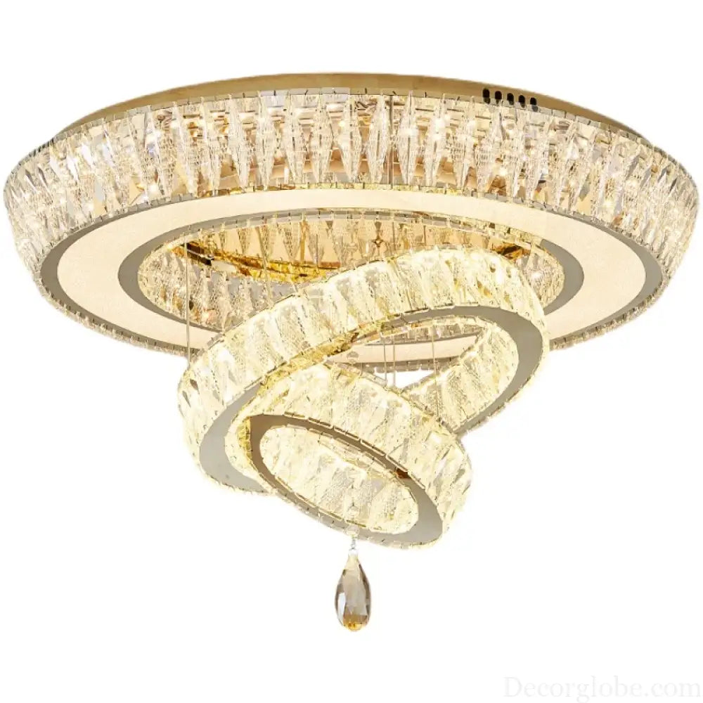 Modern Light Luxury Ceiling Led Crystal Ceiling Light Home Decoration Living Room Hall Bedroom Dining Room Kitchen