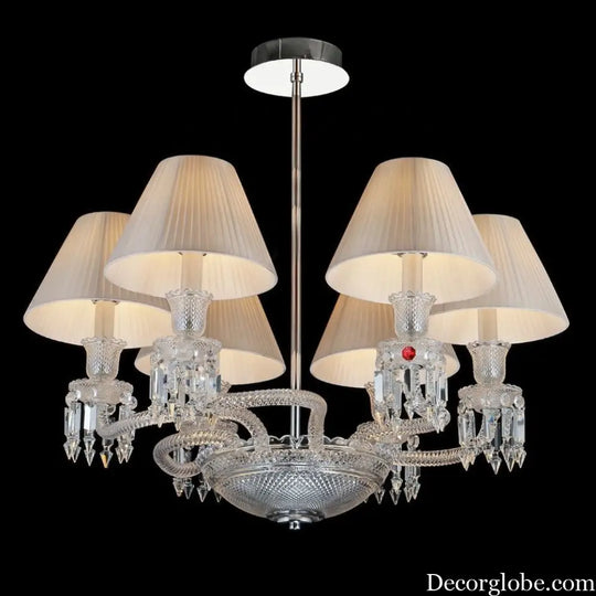 European-style Stair Crystal Chandelier Restaurant Bedroom Lamp Luxury Atmospheric Villa Living Room Lamp Restaurant